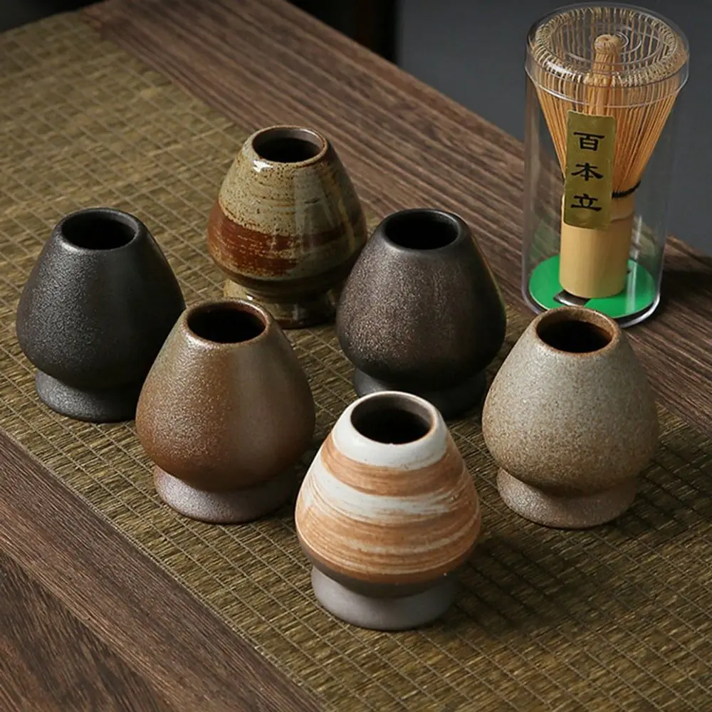 Japanese Tea Ceramic Matcha Whisk Holder Food Grade Reusable Chasen Stand Safe Japanese Chasen Holder
