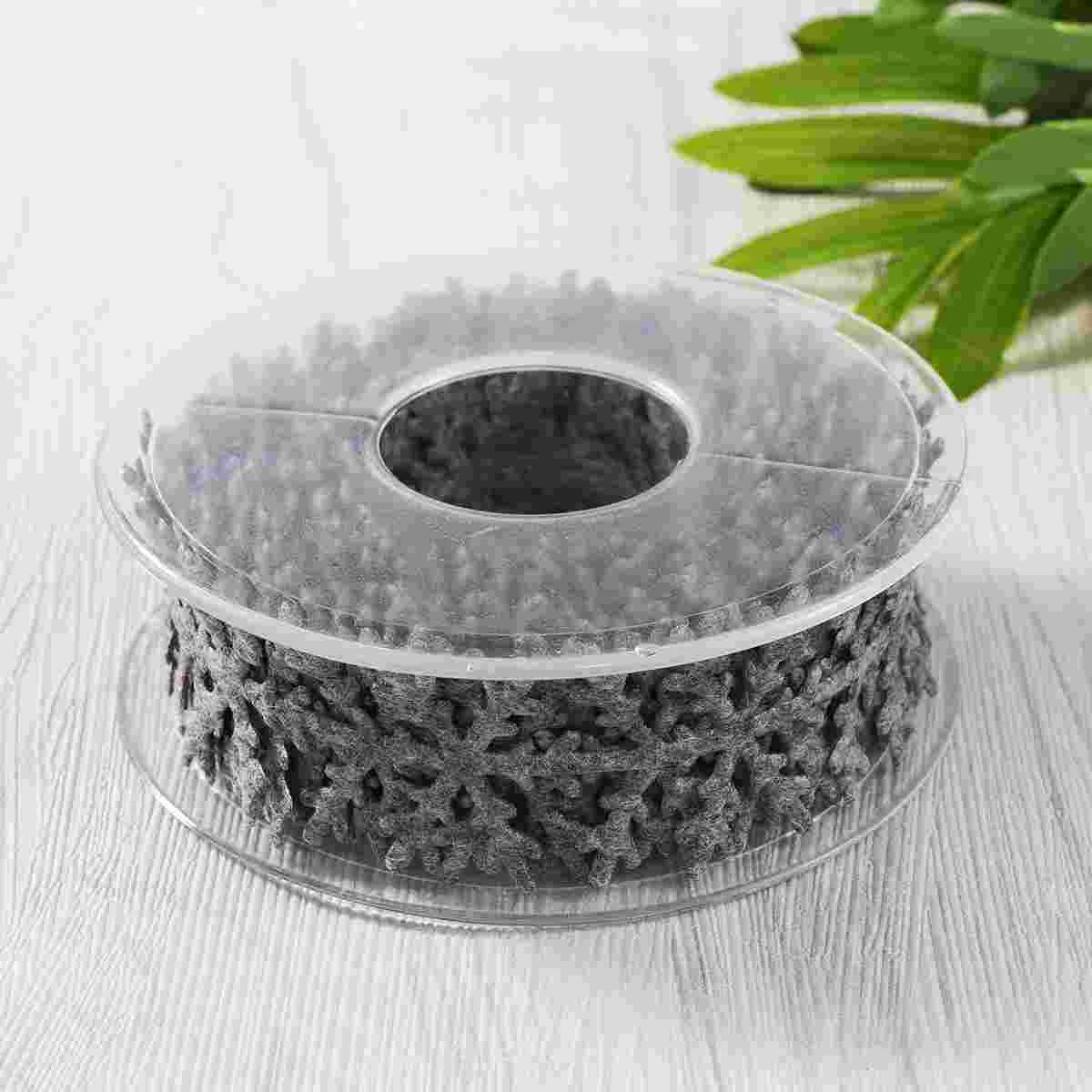 

Decoracion Para Boda Snowflake Decors Christmas Decorative Ribbon New Years Tree Decorations