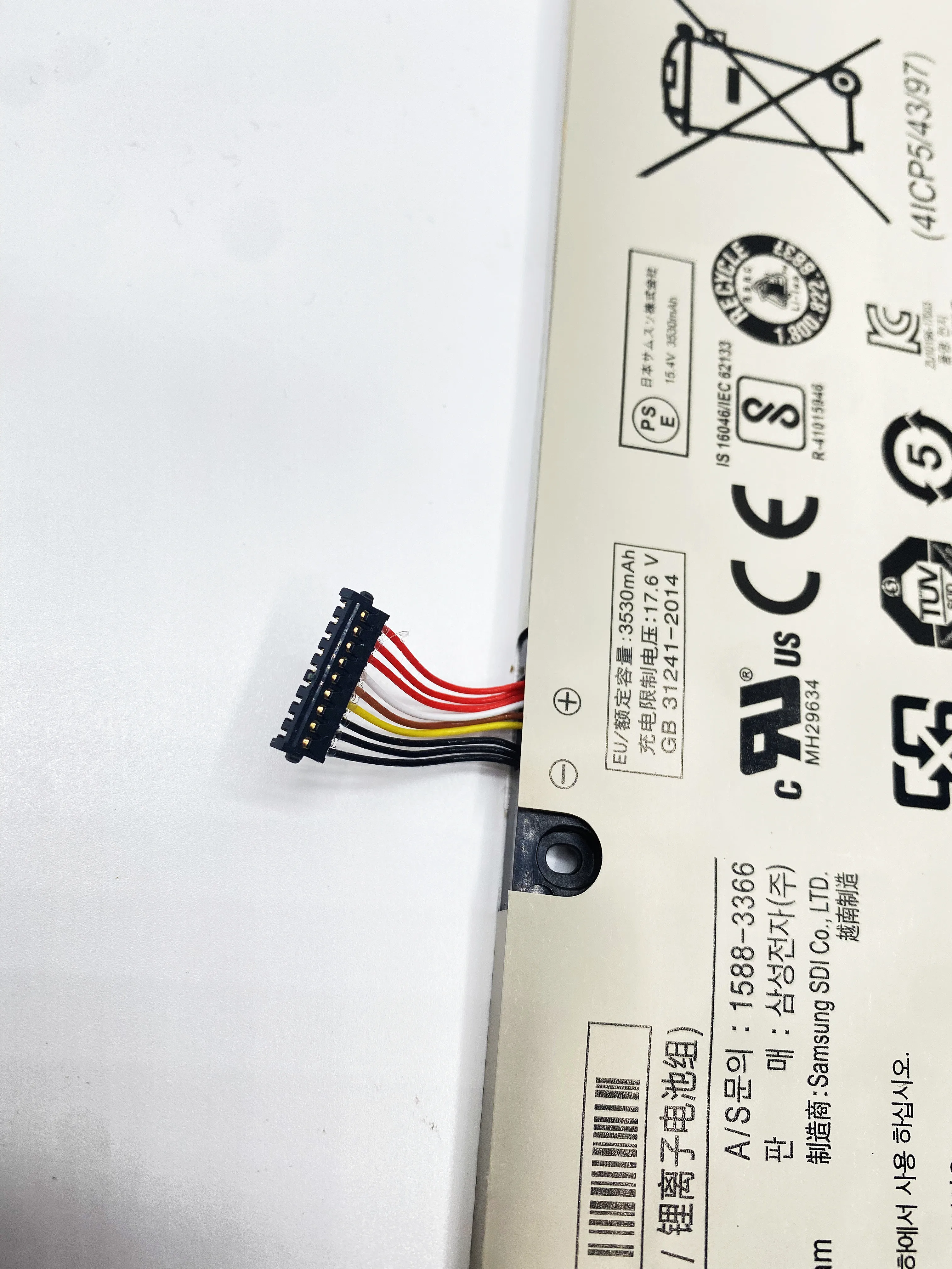 Bateria Original do Portátil para Samsung Aa-pbtn4lr 54w Ba4300 Apto para Samsung Np940x5m-x02us Np940x3m-k01us Notebook Pro 15 Np940x5n Nt950qaa - Imagem 3
