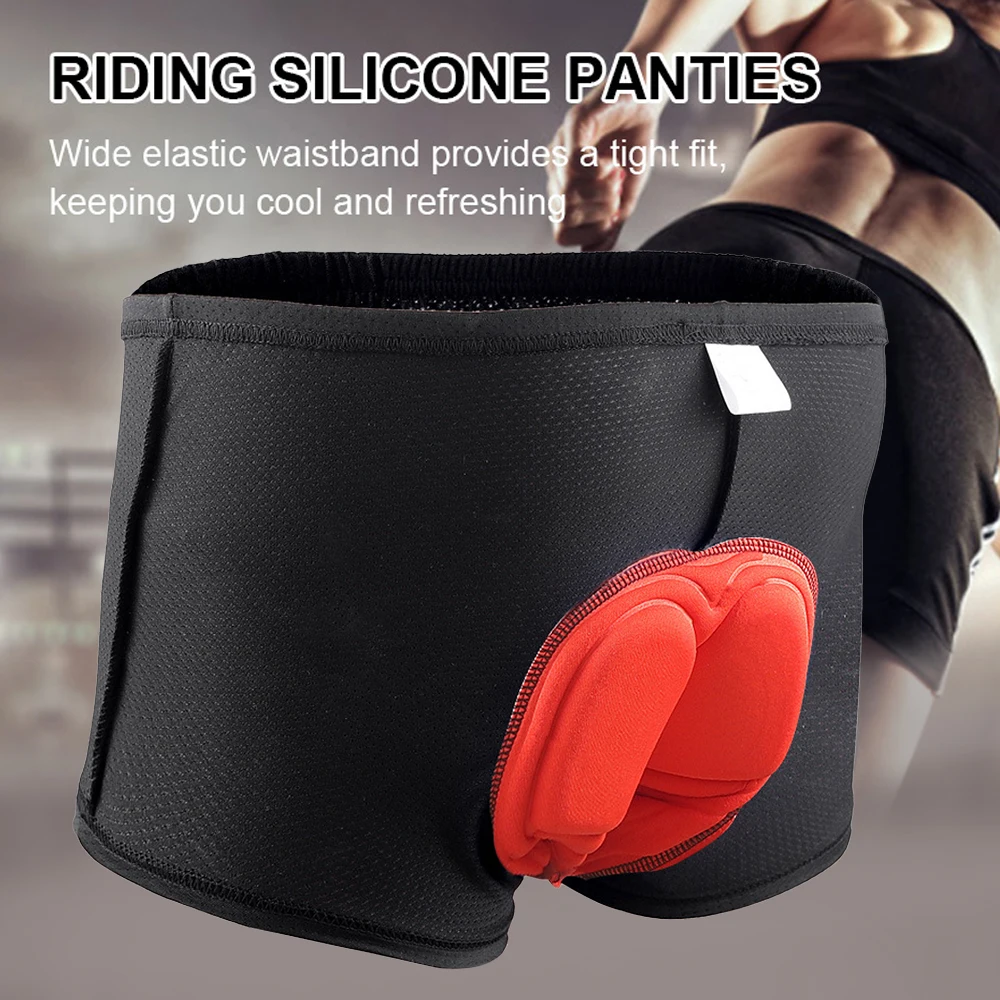 

Cycling Underwear Men's Four Seasons Cycling Pants Breathable Thickened 4D Silicone Cushion Bicycle Shorts Cycling Equipmen Bike