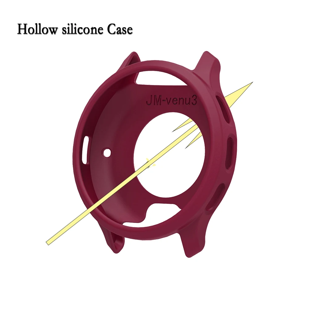 High-Quality Silicone Protective Cover for Smartwatches - Durable & Lightweight Frame
