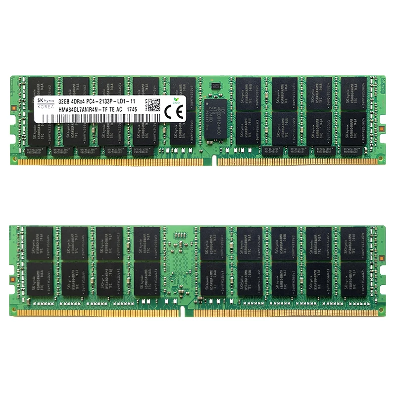 SK hynix DDR4 32GB 64GB 2133MHz RAM 4DRx4 PC4 - 2133P 1.2V Server