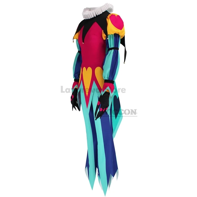 

Fizzarolli Cosplay Costume Anime Hazbin cosplay Hotel Hat Gloves Collar Uniform Suit Helluva Boss Ozzie's Demon Halloween Party