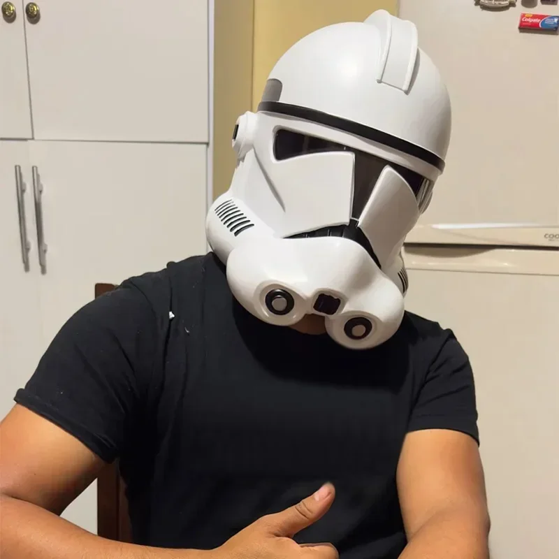 

Star Wars PVC Helmet Mandalorian Mask Clone Troopers Halloween Cosplay Helmet Role Play Toys Skywalker Rises Facemask Xmas Gift