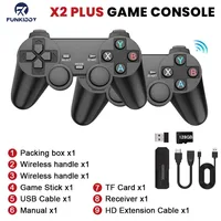 X2 PLUS Video Game Stick HD Выход ТВ-игровой плеер Ретро игры Ретро игровая консоль Беспроводной контроллер для PSP PS1 Подарки для мальчиков