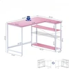43 Inch L Shaped Computer Desk Small Corner Desk for Small Space Home Office, Computers Desks 3