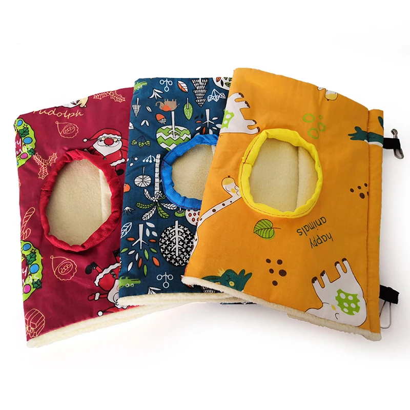 Pet Sleeping Bed Bird Nest Bird Sleeping Bed Bird Egg Nest 1pc Bird's Nest Triangle Ventilated Warm Hammock For Peony Gray Parrot Bird Cage Pendant Decorative Nest Sleeping Habitat