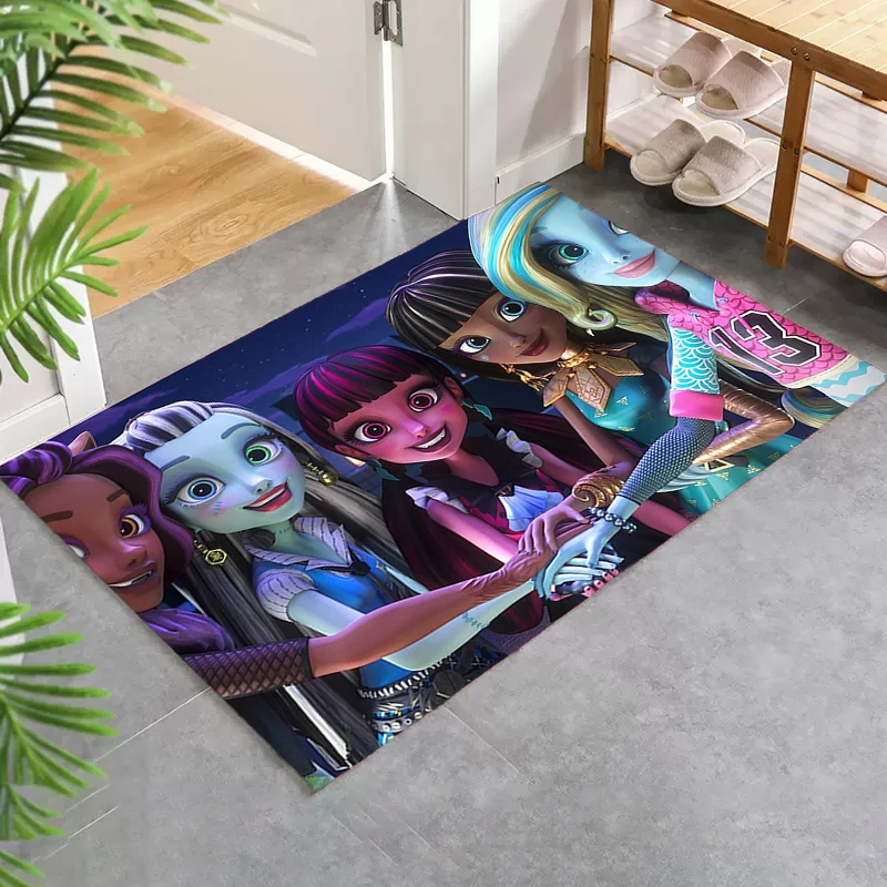 

Bathroom Mat Monster High Entrance Doormat Rug for Bedroom Mats Living Room Non-slip Kitchen Mat Rugs Welcome Deal Custom Carpet