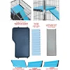 Two Story Extra Large 4-Level Double Front Doors Wrought Iron Cage Tight 1/2-inch Spacing Rolling Stand Hammock 5