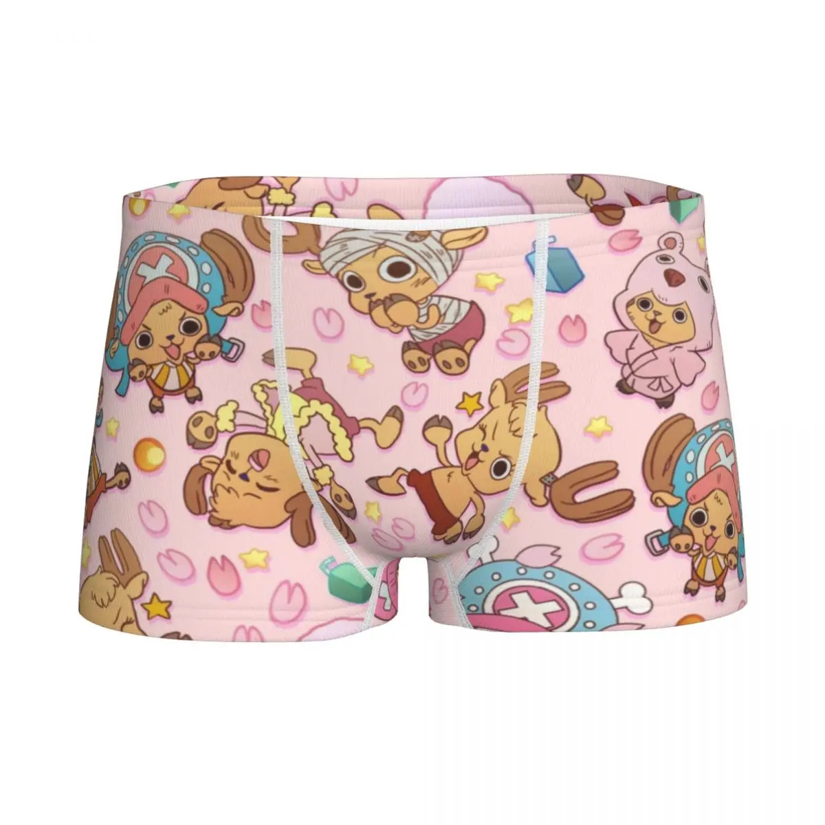 

Boys Tony Tony Chopper Boxer Shorts Cotton Young Breathable Underwear Pirate Anime Men Panties Harajuku Teenagers Underpants