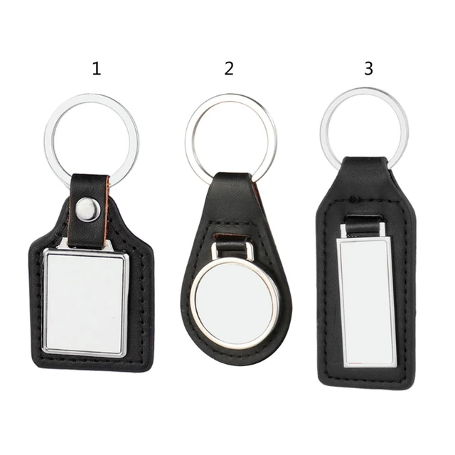 Sublimation Blank Keychain Round Heat Transfer Keychain Metal