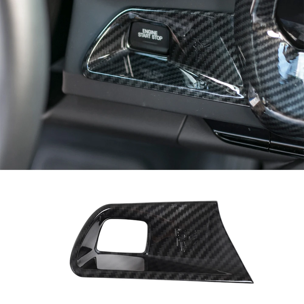 

Car Start Stop Button Trim Start Switch Decoration Cover for Chevrolet Camaro 2017 2018 2019 2020 2021 2022 Interior Accessories
