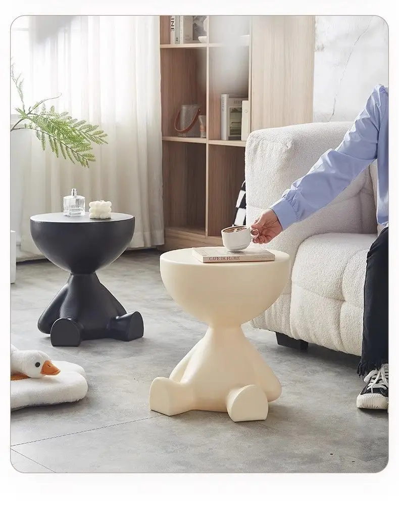 Description Picture 5 of itemCreative small flat tea table, living room, home chairs, sofa, balcony, small tea table bedroom corner bed head table End Tables