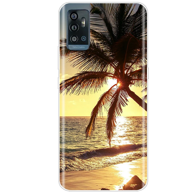 For ZTE Blade A71 Case A7030 Soft TPU Silicone Bumper Phone Cover for ZTE Blade A71 A51 Cases Funda for ZTE A51 2021 Coque Capa mobile pouch waterproof Cases & Covers