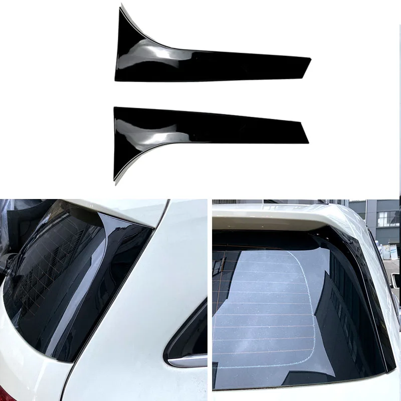 

Gloss Black Car Rear Window SideTrunk Spoiler Wing Flap Stickers Spoilers ABS For Mercedes-Benz B-Class B180 B200 W246 2012-2018