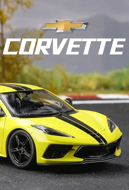 Chevrolet Corvette Stringway Coupé 2020 Modellino 1:24 - Maisto Special Edition In Metall - Foto 4