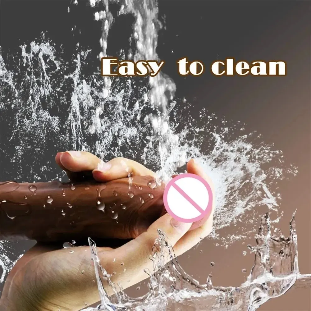 Huge Dildo Sex Toy Medical Soft Silicone For Masturbation