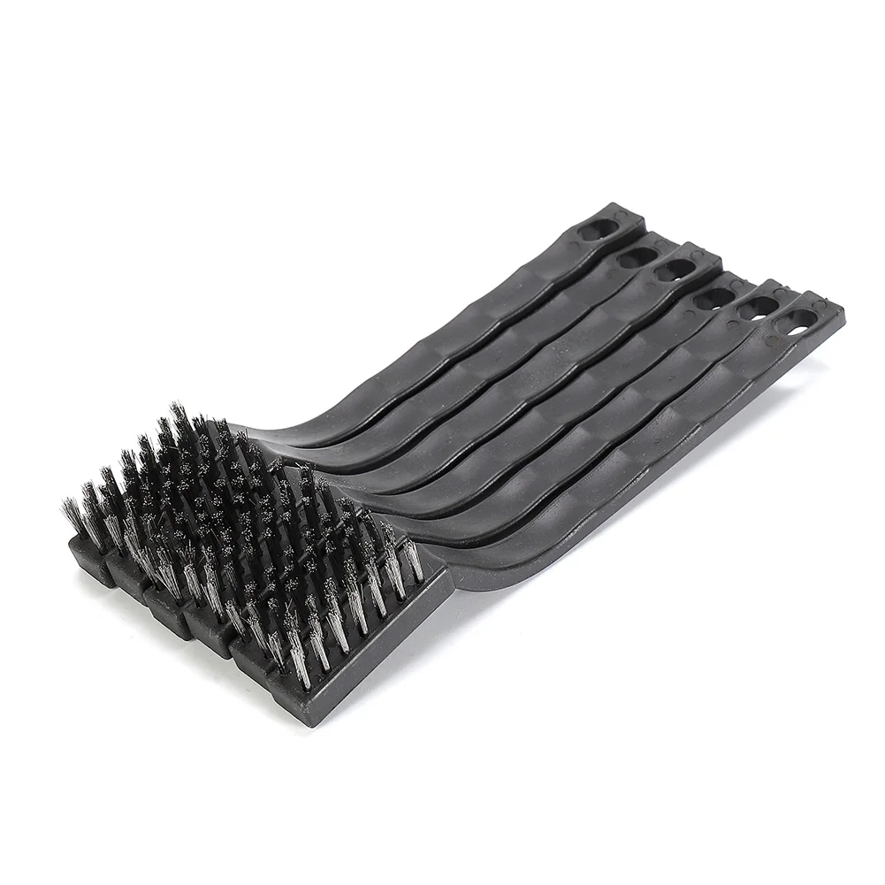

6pcs Stainless Steel Wire Brushes Cleaning Brushes Rust Removal Tool For Cleaning Steel Polishing Machinery Removal Tool