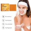 Vitamin C Handmade Soap Body Brightening Oil Control Smooth Soft Skin Moisturizing Exfoliating Anti Mite Facial Cleansing Soap 5