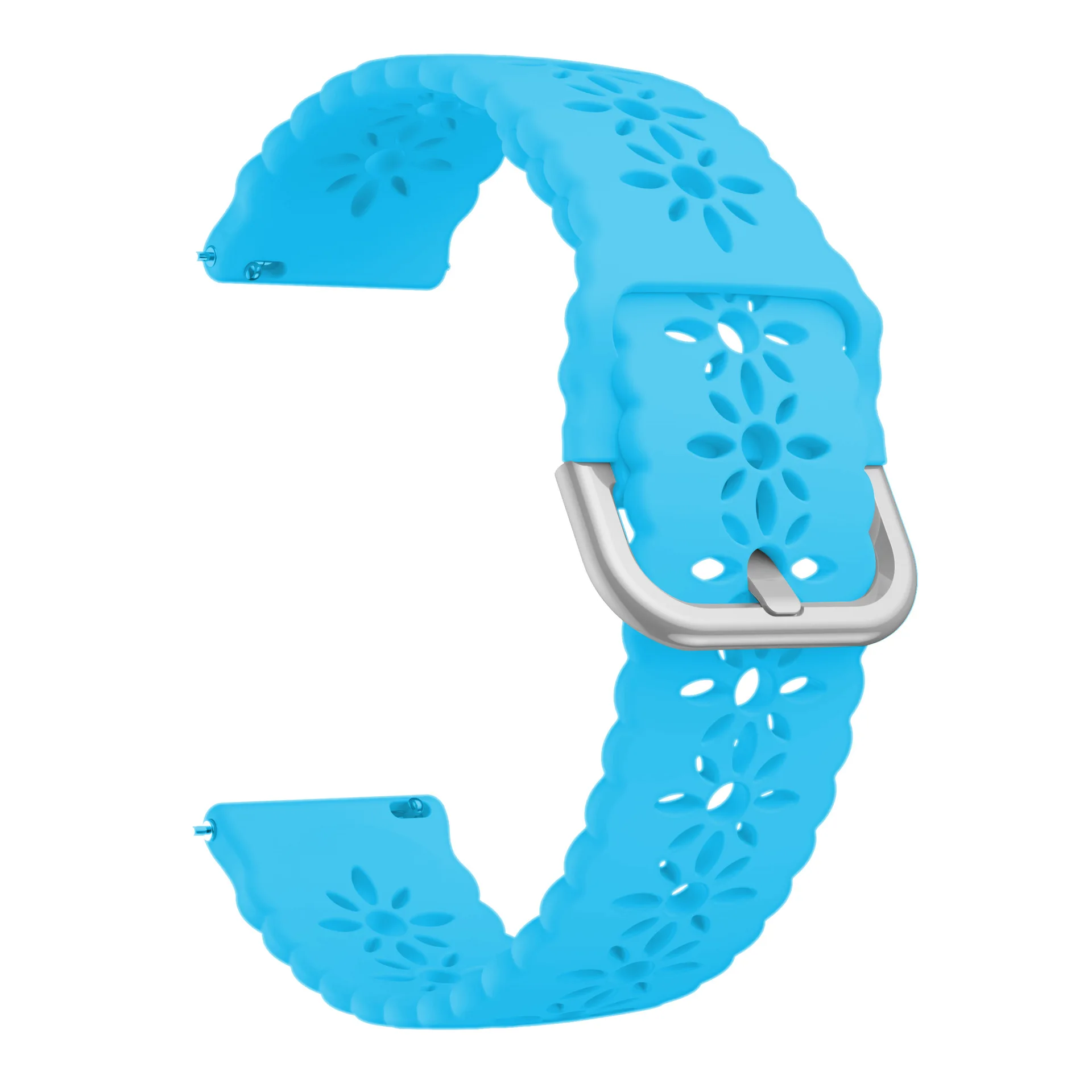 Durable Silicone Watch Band - 20mm/22mm, Multiple Colors