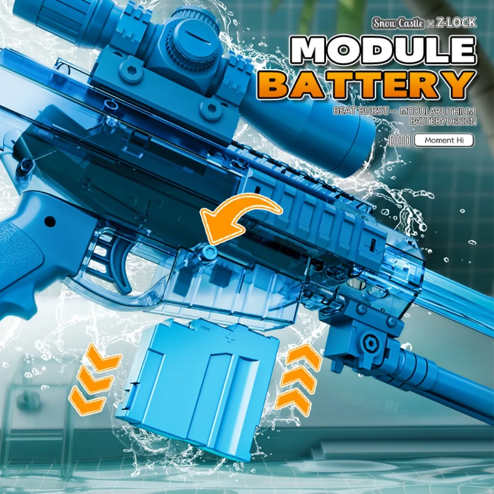 Electric Water Gun With Automatic And Manual Modes For Beach Pool_voghion.com