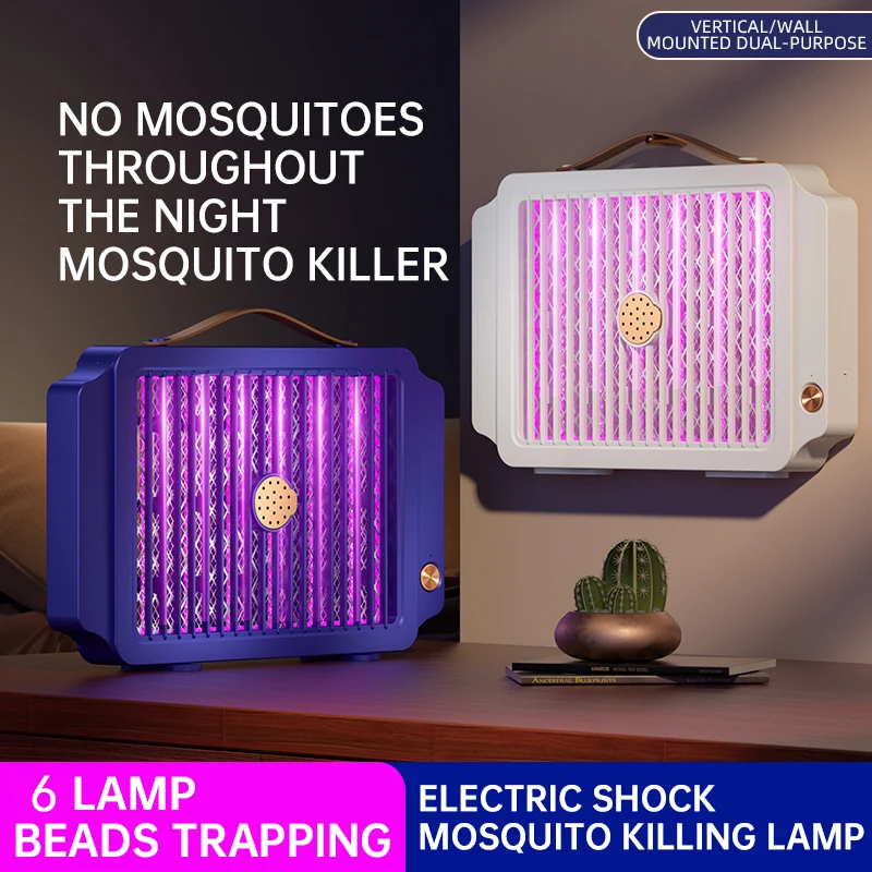 Electric Mosquito Killer Indoor Outdoor 3000V High Power Fly Bug Zapper Repellent Wall Mounted Mosquitos Killing Lamp USB plug