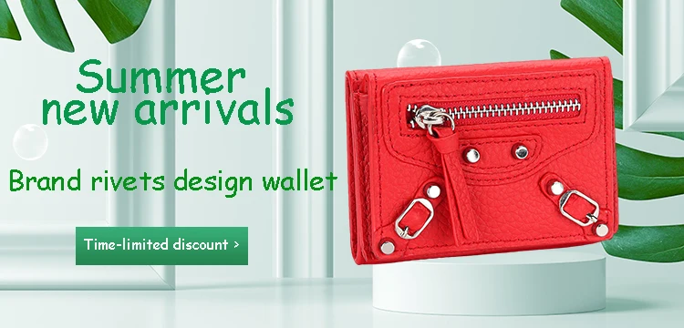 New Women Genuine Leather Purses Female Cowhide Wallets Lady Small Coin Pocket Rfid Card Holder Mini Money Bag Portable Clutch