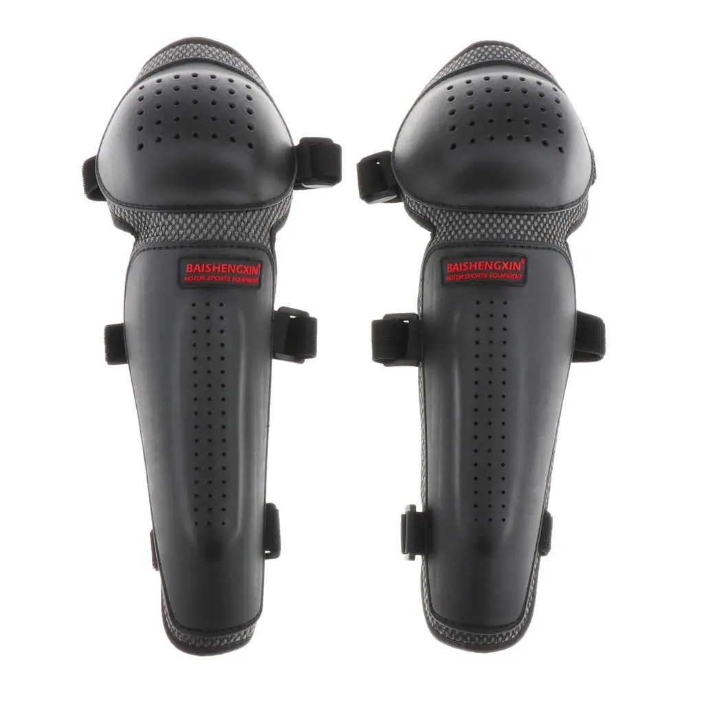 2pcs rcycle 성인 PE 쉘 무릎 보호대 가드 패드 다리 보호 장비