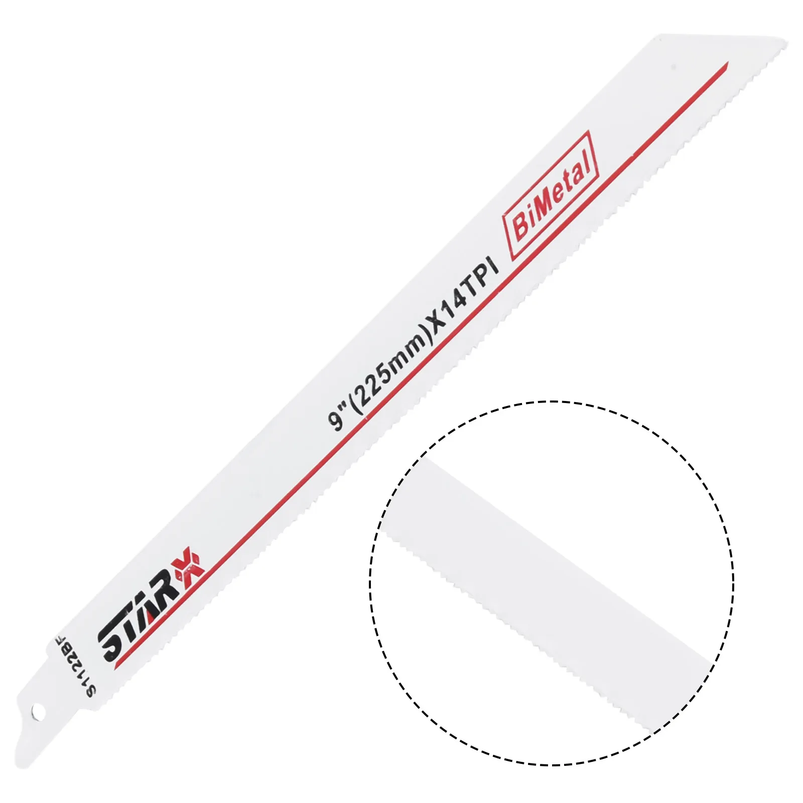 

Reciprocating Saw Blade 1/2\" Universal Shank 14 TPI 225MM BI-Metal For Wood Metal Cutting Handsaw High Hardness