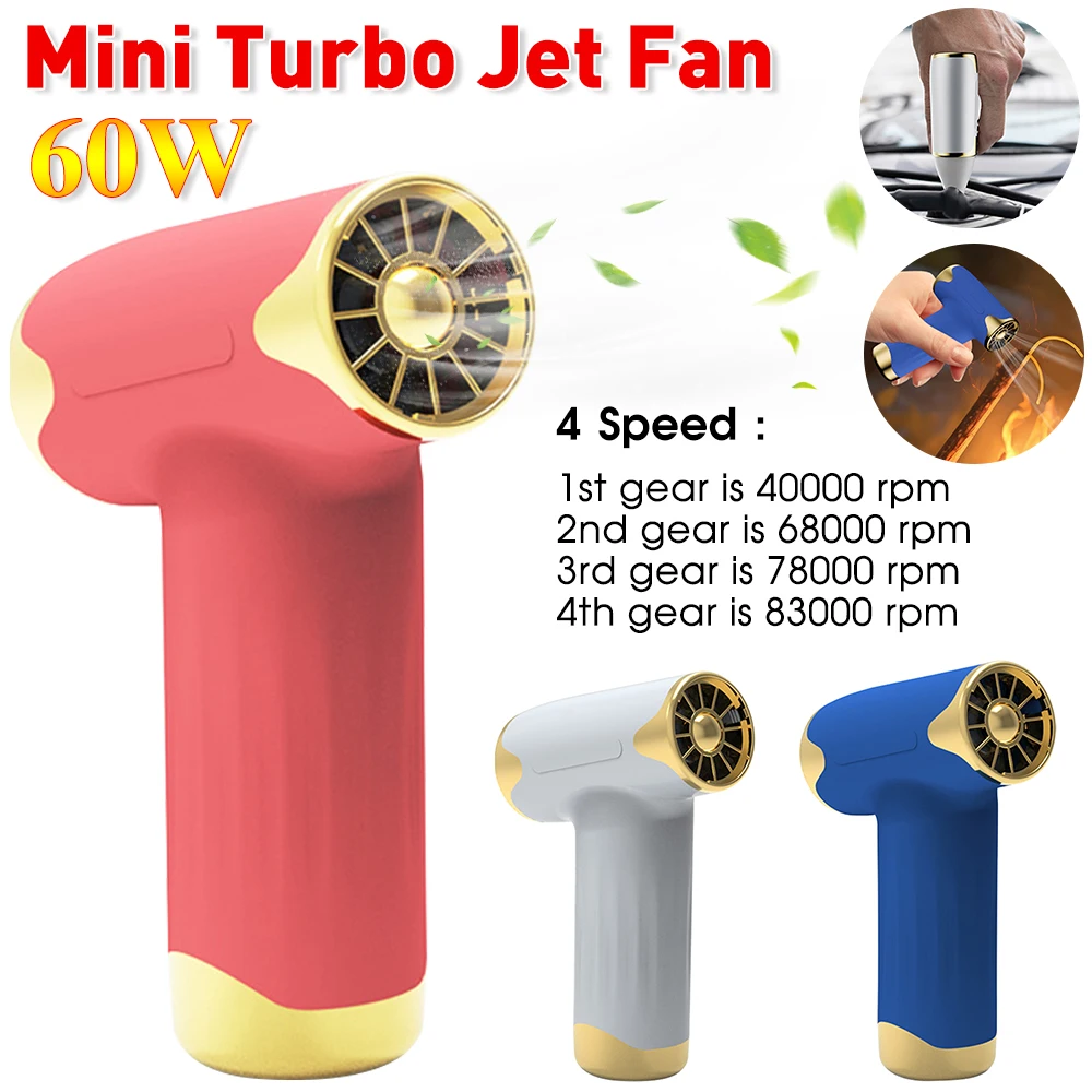 Mini-Turbo-Jet-L-fter-leistungs-starkes-Gebl-se-2600mAh-110000-U-min ...