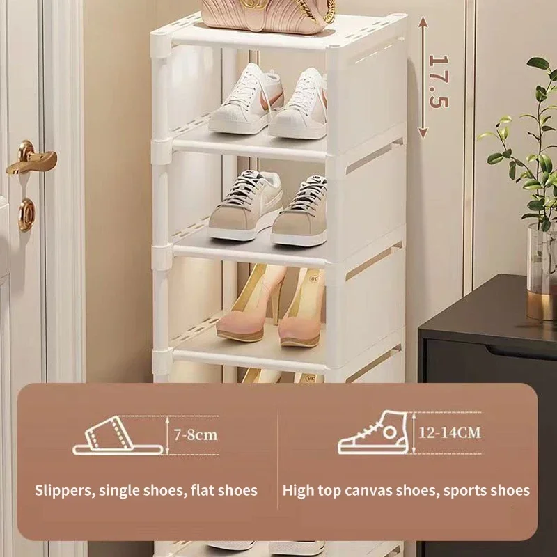 Vertical Shoe Storage Single Shoe Stand Vertical Shoe Rack 8tier