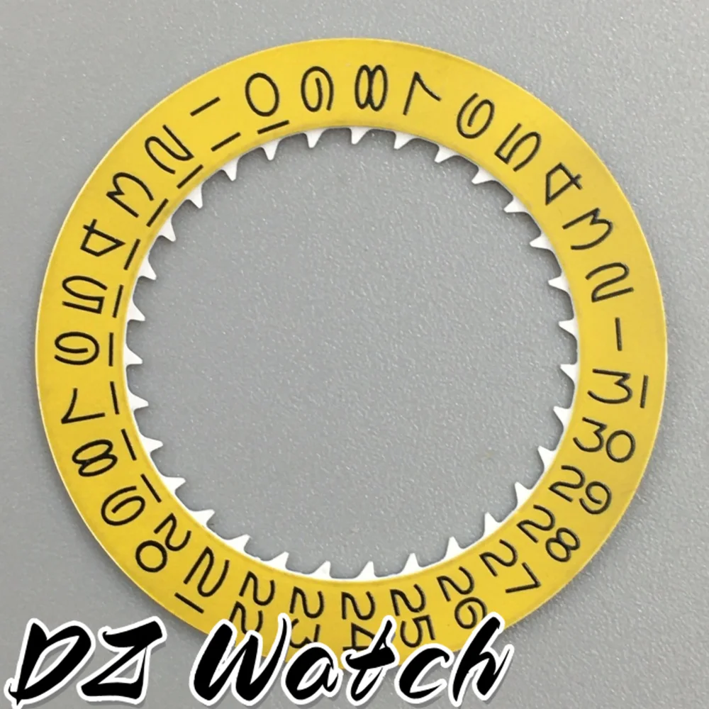 Premium DZ Watch Accessories: Day-Date Dial Wheel for Japan Movement Automatic Mechanical Timepieces