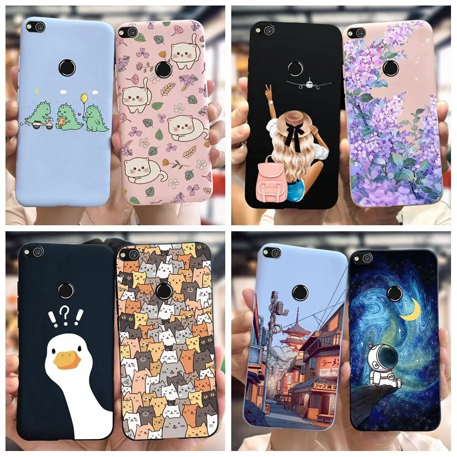 Floral Pattern Soft Silicone Case - Stylish Back Cover with TPU Bumper
