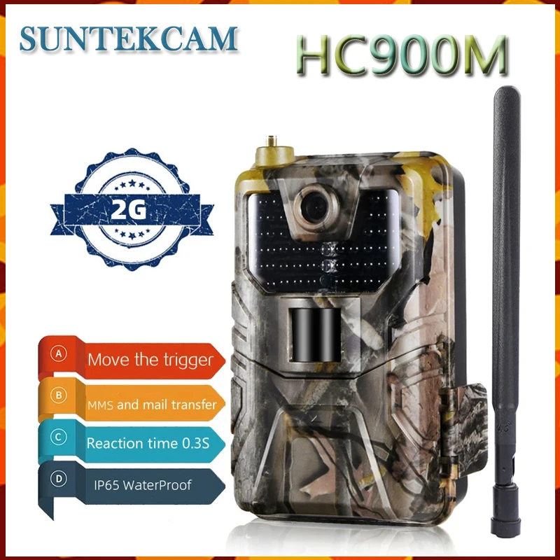 

Фотоловушка Suntekcam HC900M, 2G, SMS/MMS/SMTP1080P, HD, 20 МП