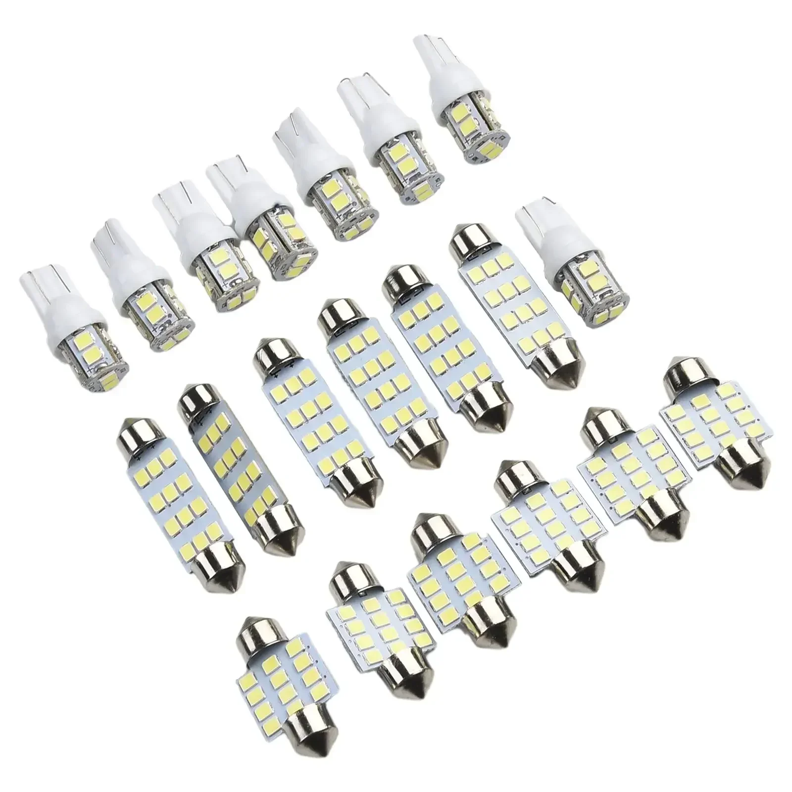 New Practical Lamp Beads LED Lights Kit Car Interior Parts LED Lights Kit Plate Lamp Bulb Car Accessories None