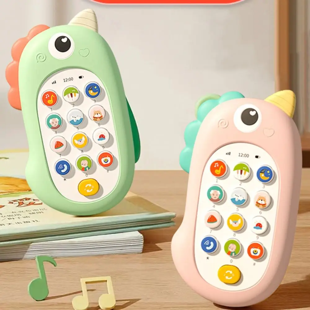 

Baby Phone Toy Music Sound Telephone Sleeping Toys With Teether Simulation Phone Kids Infant Early Educational Toy