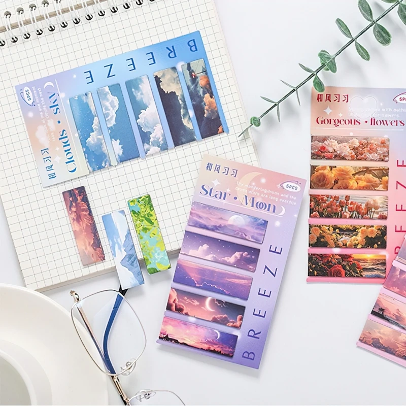 Magnetic Bookmarks Page Clips Set 5pcs
