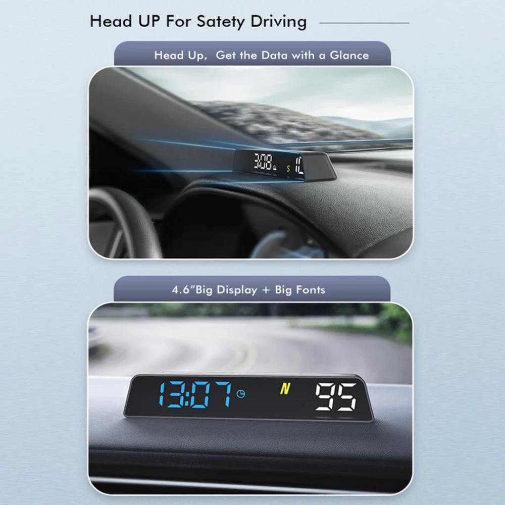 Vjoycar 2023 GPS   HUD Gague  ӵ ð ħ  ÷  ÷  ڵ   ׼