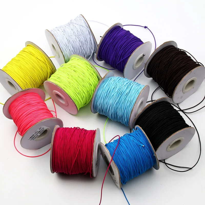 One Spool Strong Stretchy Elastic Cord Beading String 0.8mm