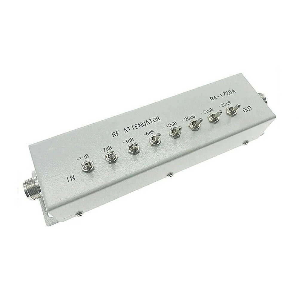 아마추어 무선 송신기용 가변 스텝 감쇠기, 고주파 금속 감쇠기, 견고한 디자인, 0 82DB, 50 OHM