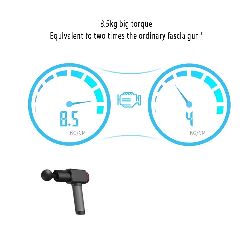 Professional Massage Gun 220W 30KG Strong Force Powerful Deep Muscle Massager Brushless Motor for Training Home Gym