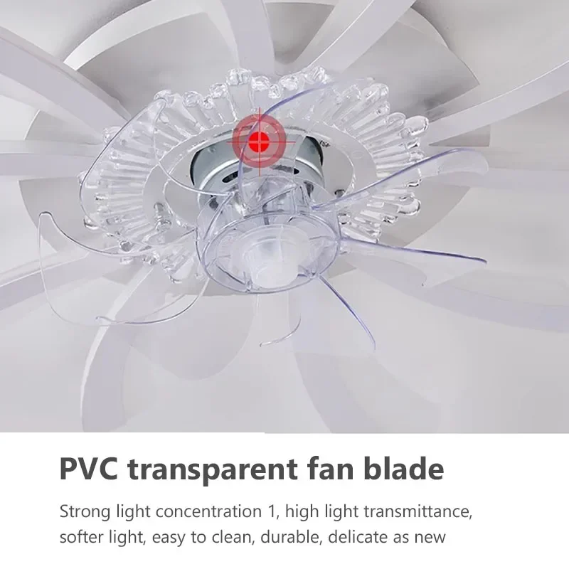 Modern LED Ceiling Fan Lamp Ceiling Fan With Remote Control Bedroom Dining Rooms Living Rooms Lights LED Electric Fans For Home