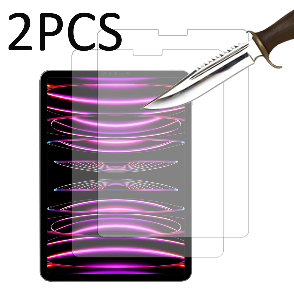 

Стеклянная пленка для Apple iPad pro 12,9 2020 2021 2022 12,9 дюйма, закаленное стекло для планшета, Защитная пленка для экрана, 2 шт.