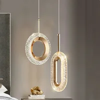 Lustre de chevet de chambre à coucher moderne, applique murale de couloir d'originalité, plafonnier de restaurant et de bar, décoration intérieure, pendentif Shoautomated 1