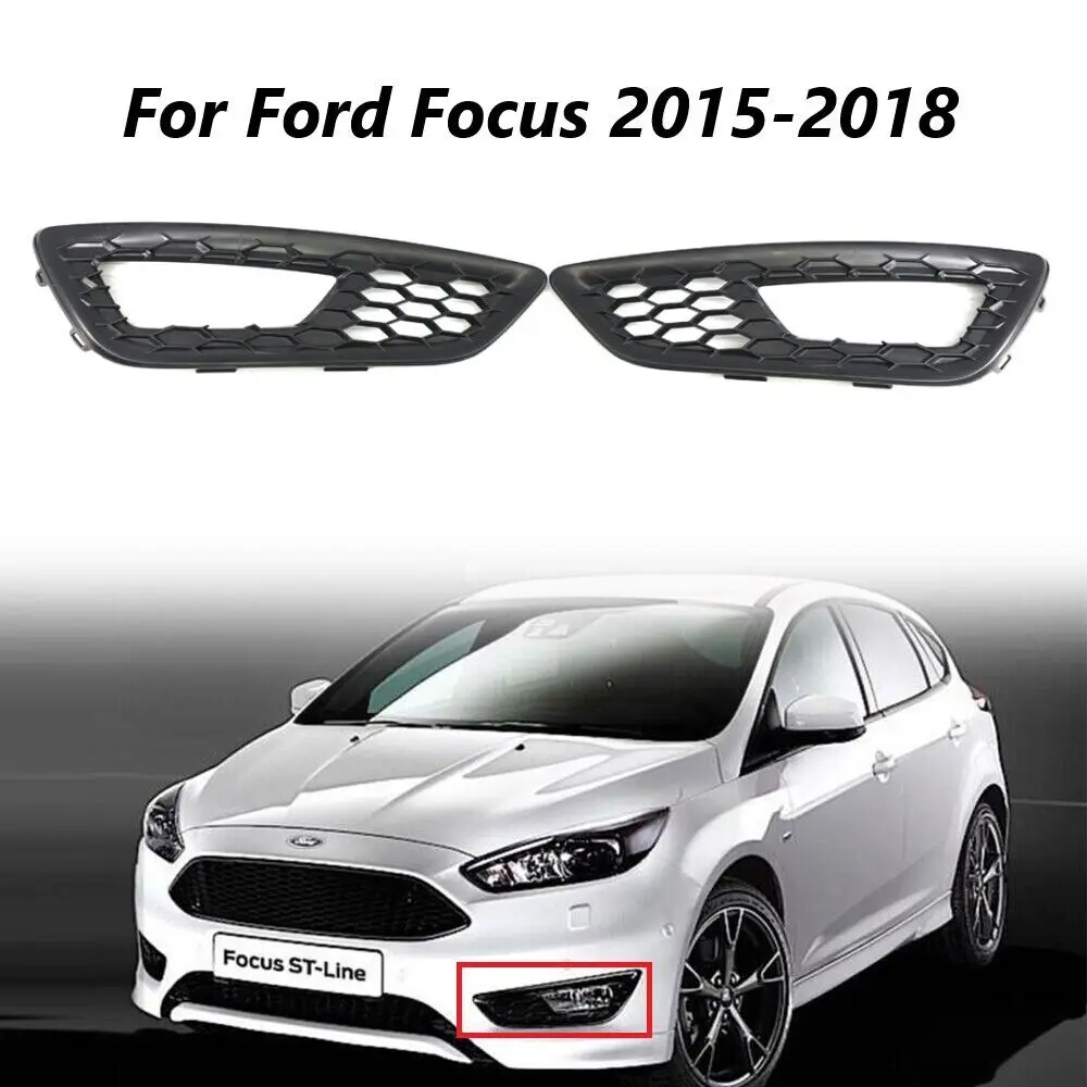 

Черная сотовая сетка для Фар Ford Focus MK3 S SE 2015-2018 седан