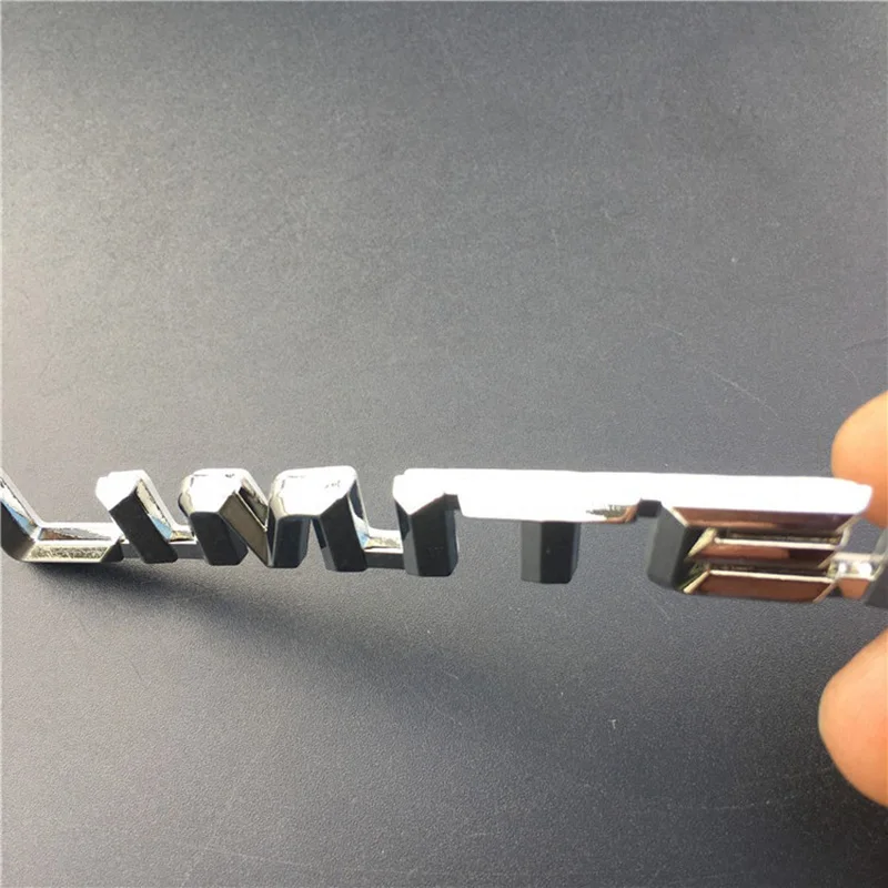 Yuanpgky 2 adesivi 3D con stemma laterale in metallo, decorazione per parafanghi, auto, camion, veicoli, per lo styling esterno di auto (A