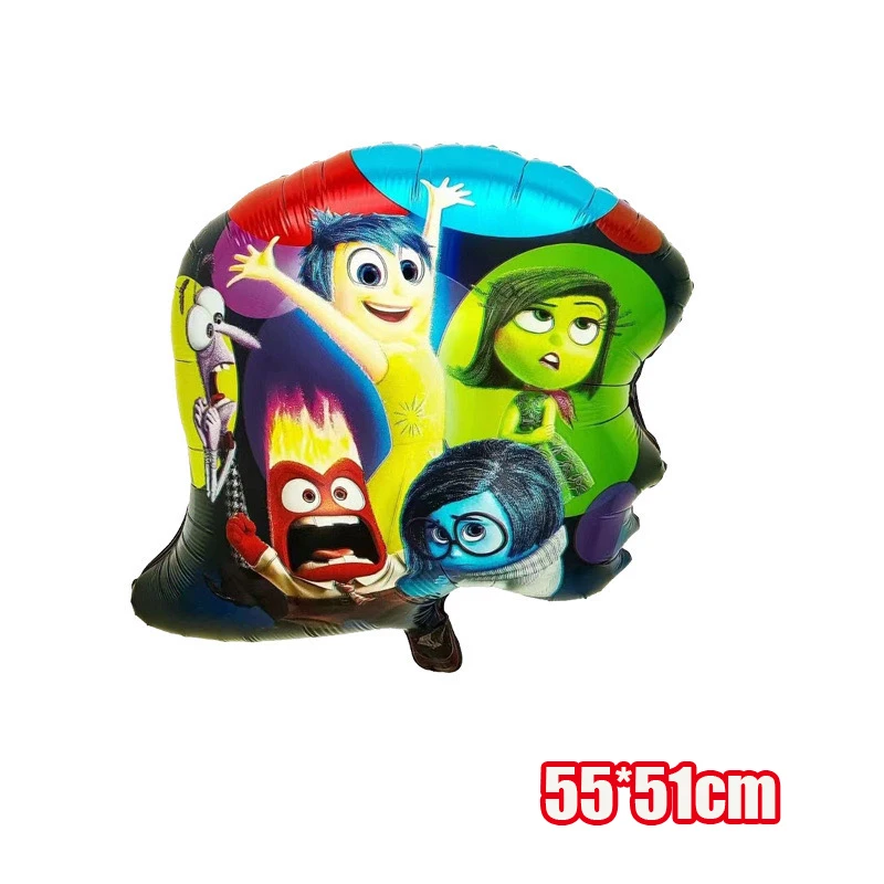 thumbnail image 1 of Decoración de cumpleaños de Disney Inside Out Platos de papel para fiesta de dibujos animados Inside Out Servilletas Vasos Globos Suministros para eventos Baby Shower Niños, 1 of 5