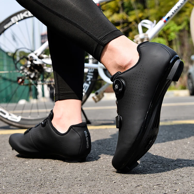 2023 Cycling Sneaker Mtb with Cleats Men Carbon Sports Speed Bike Shoes Women Mountain Racing Flat SPD Road Cycling Footwear