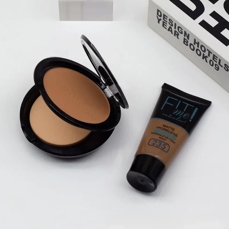 Fit me make up cream foundation Full Coverage Face concealer for Black Women Oily Dry Skin Concealer One Primer Face base makeup 3