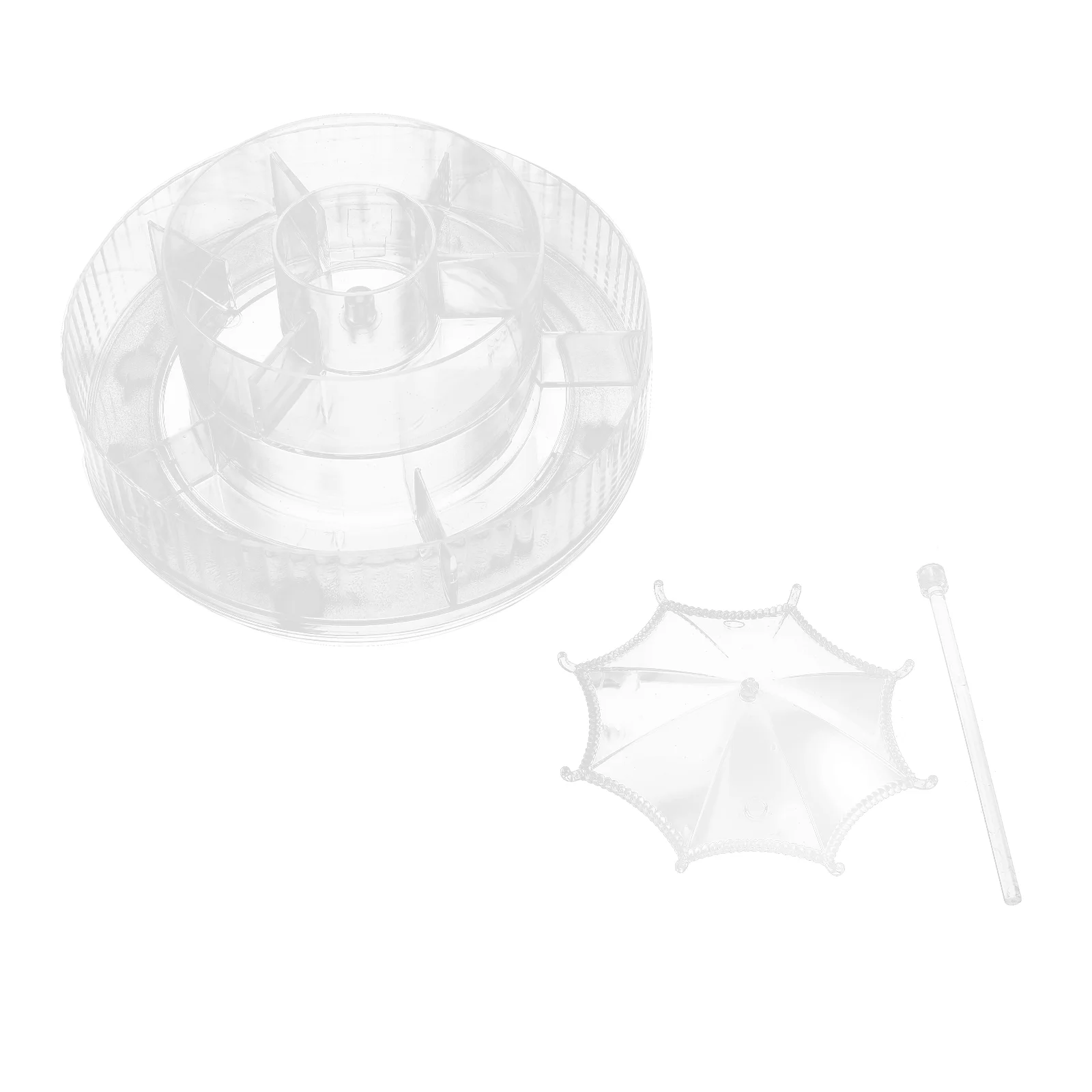 

Perfume Organizer Set Turntable Makeup Rack Storage Nail Polish Display Divided The Pet Pen Holder